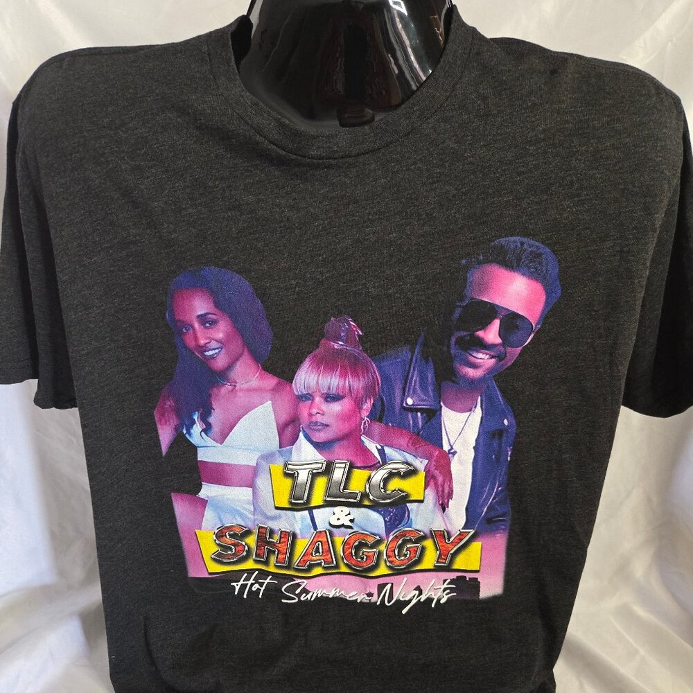 TLC & Shaggy Hot Summer Nights 2023 Double-sided Tour Shirt (XXL)
